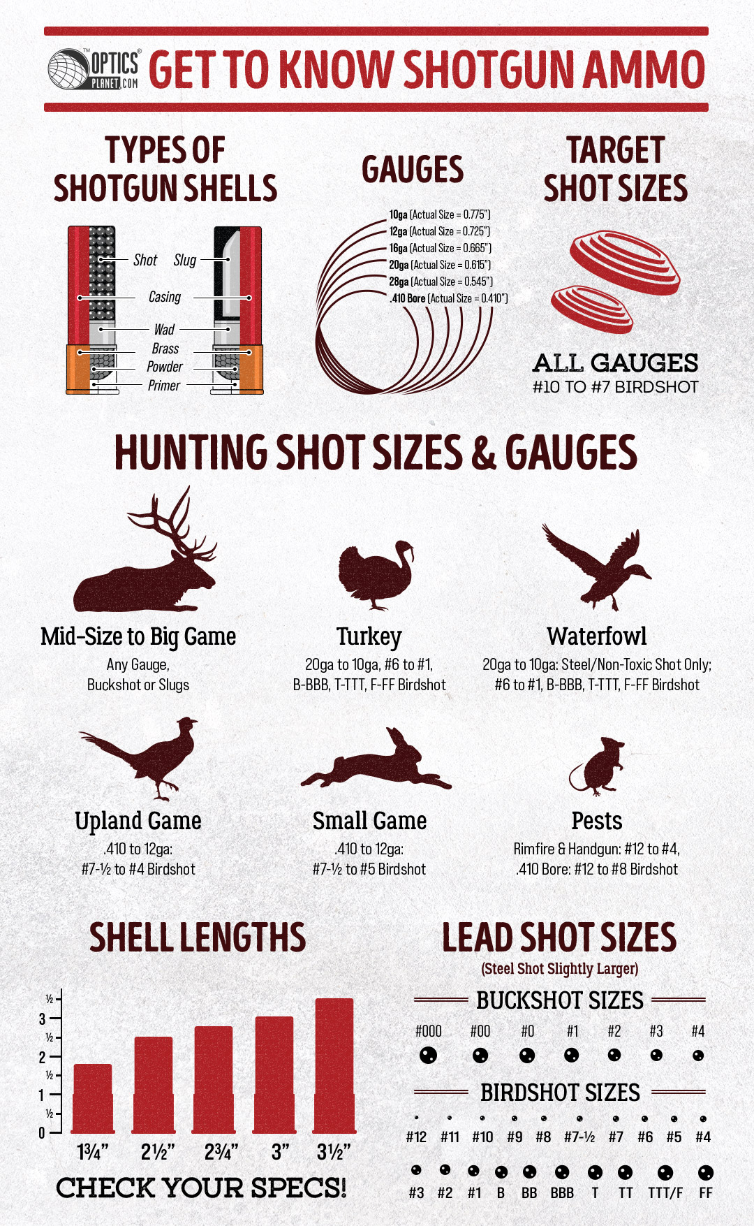 Shotgun Shot Sizes Chart