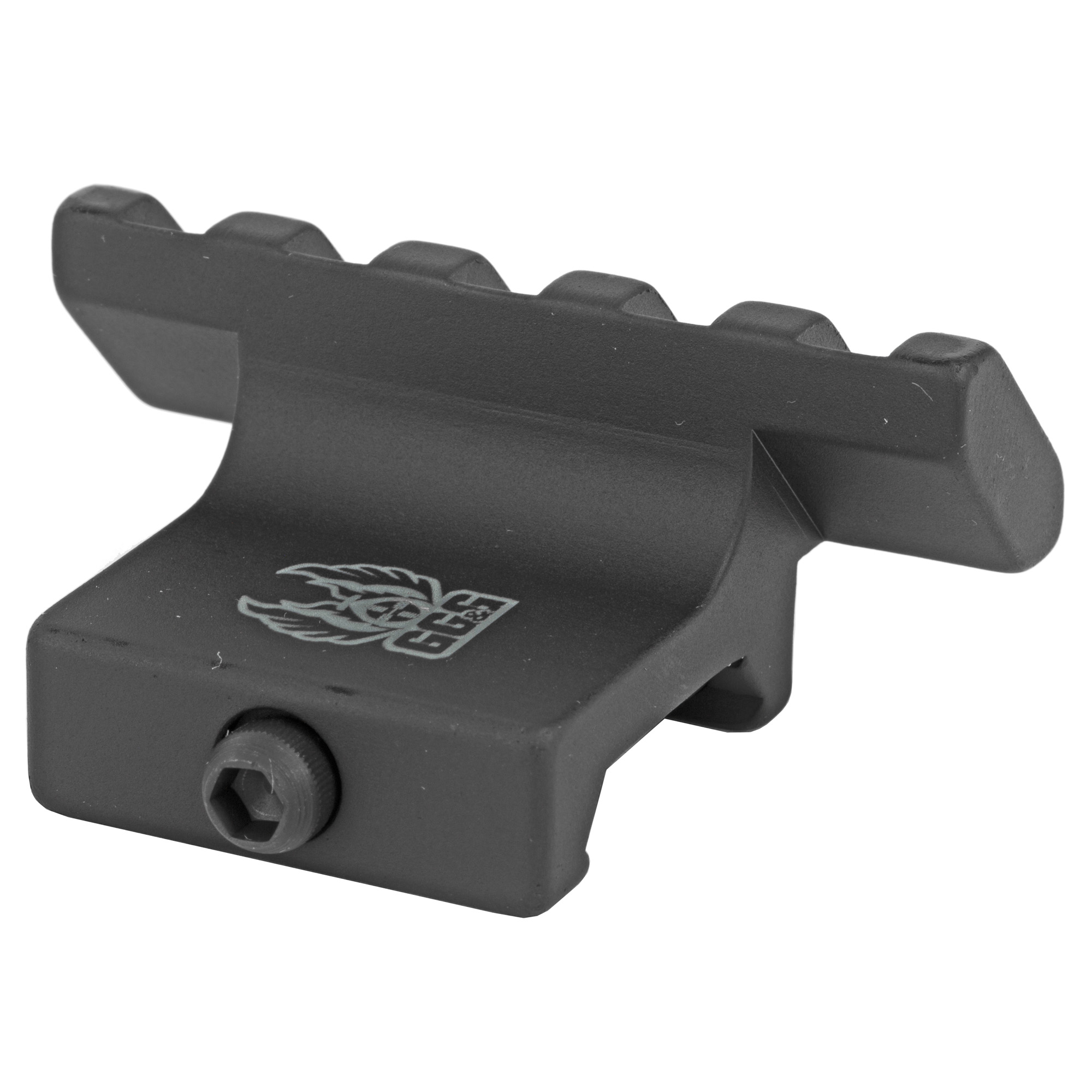 Tactical Extremely Low Profile Offset rail mount for Picatinny Rails laser black