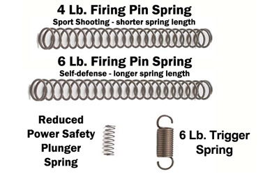 Ghost Inc Glock Complete Spring Kit w/ 4 and 6 lb. Firing Pin Springs