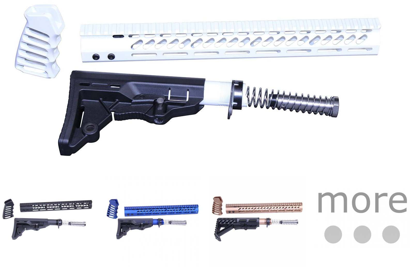 Guntec USA AR-15 Ultralight Series Complete Furniture Set
