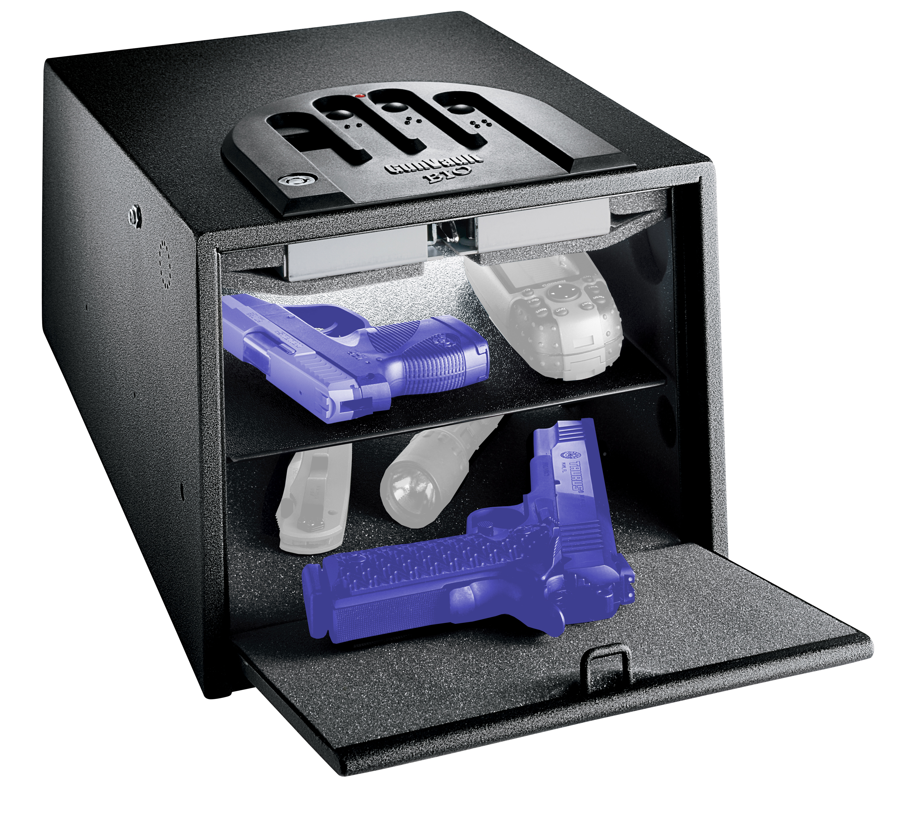Compact Biometric Lock Fingerprint Drawer Handgun Safe For Money