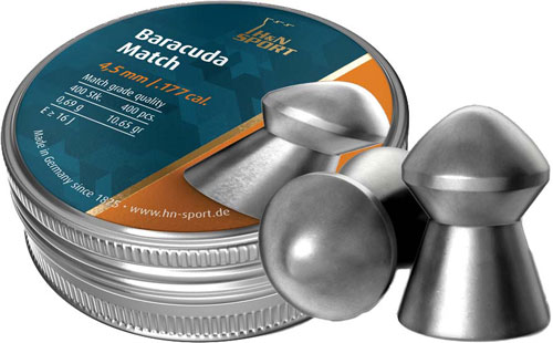 H&N Sport Baracuda Match .177 Caliber 4.75 Grain Air Rifle Pellets