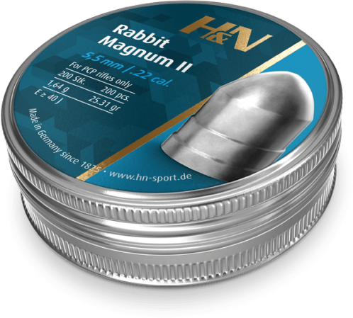 H&N Sport Rabbit Magnum II .22 Caliber 25.31 Grain Air Rifle Pellets