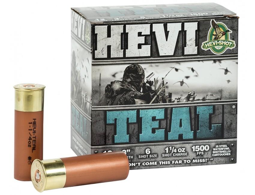 HEVI-Shot Hevi-Shot Hevi-Teal Shotshells 12 ga 3in 1-1/4 oz 1500 fps Size 6
