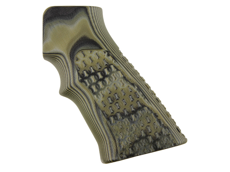 Hogue G-10 Grips for AR15 / M16, Chain Link pattern