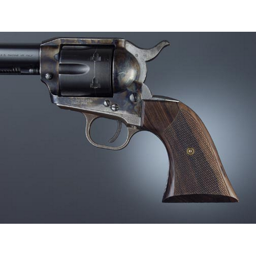 Hogue Colt Single Action Handgun Grip Pau Ferro Cowboy Panels, Checkered 50361