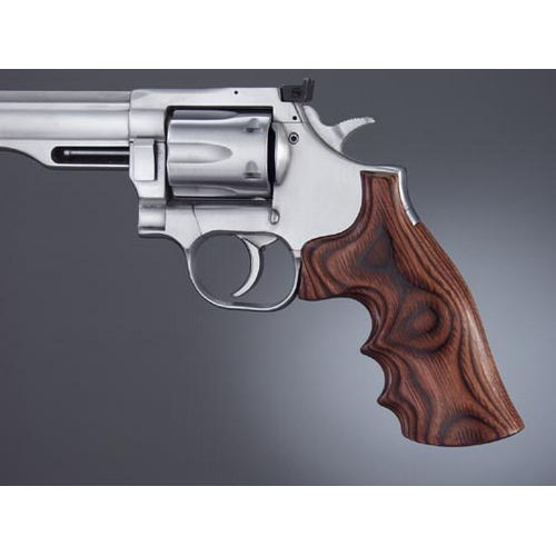 Hogue Dan Wesson Handgun Grip Sm.Frame RoseLaminate No Finger Groove, Big Butt 57534