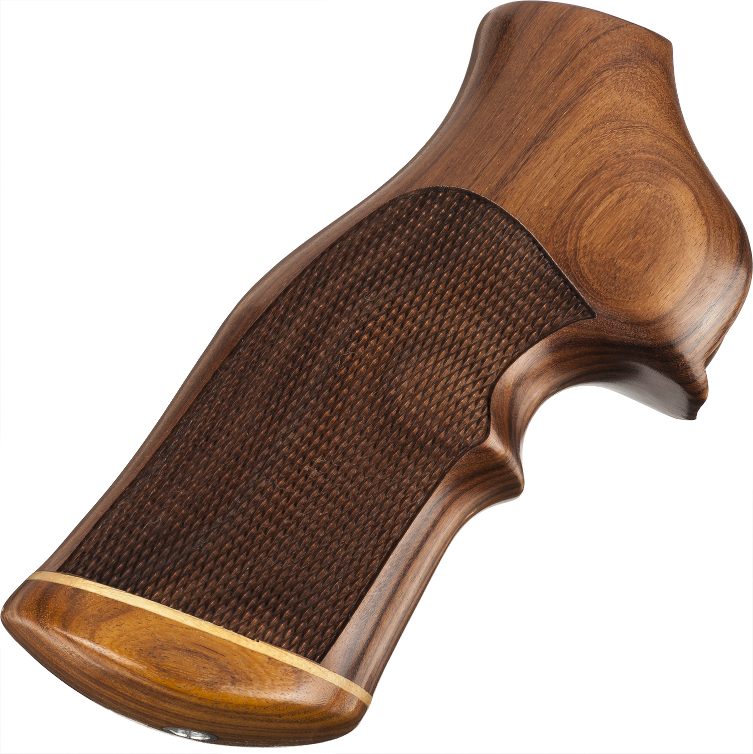 Hogue Ruger GP100/Super Redhawk Handgun Grip Pau Ferro Top Finger Groove Stripe Cap Checkered 80341