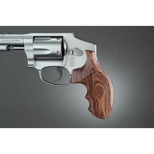 Hogue S&W J Frame Round Butt Handgun Grip, Kingwood Checkered 60601