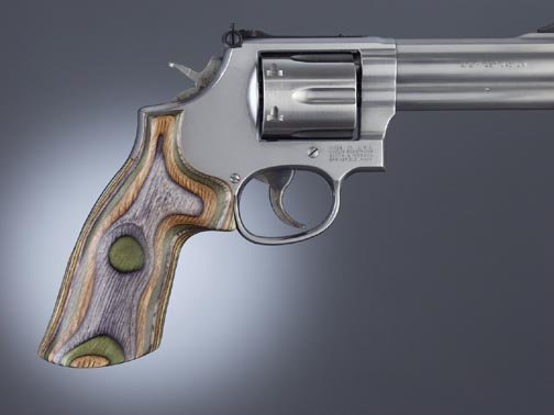 Hogue S&W N Rd. Handgun Grip Conver. Lamo Camo No Finger Groove 25412