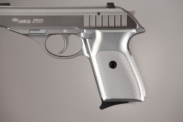 SIG P238 238 Fine English Walnut Checkered w/Logo Pistol Grips