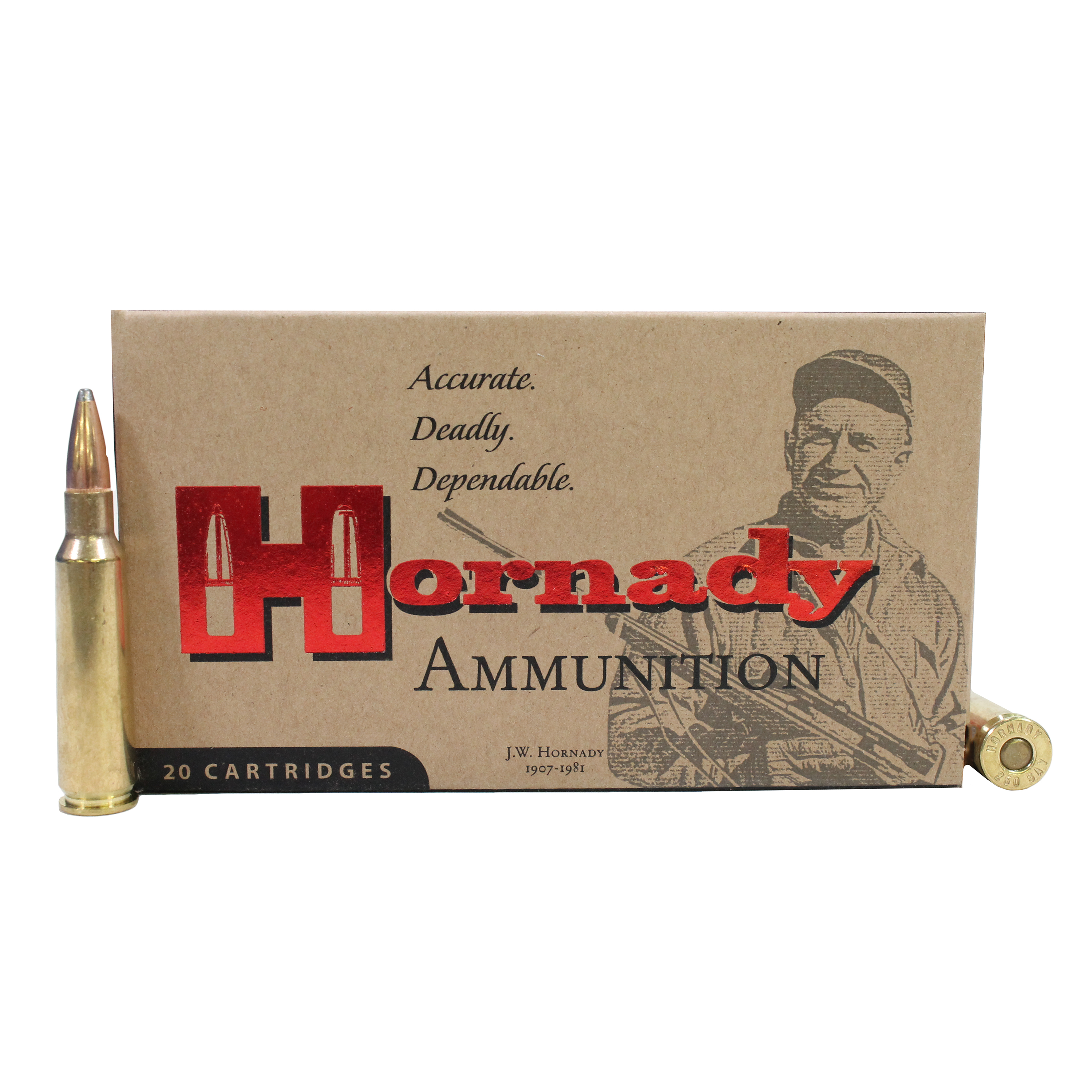 Hornady Custom .250 Savage 100 Grain InterLock SP Centerfire Rifle Ammunition