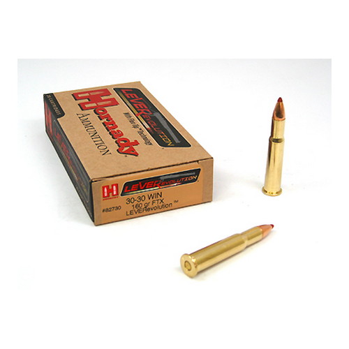 Hornady LEVERevolution .30-30 Winchester 160 Grain Flex Tip eXpanding Centerfire Rifle Ammunition