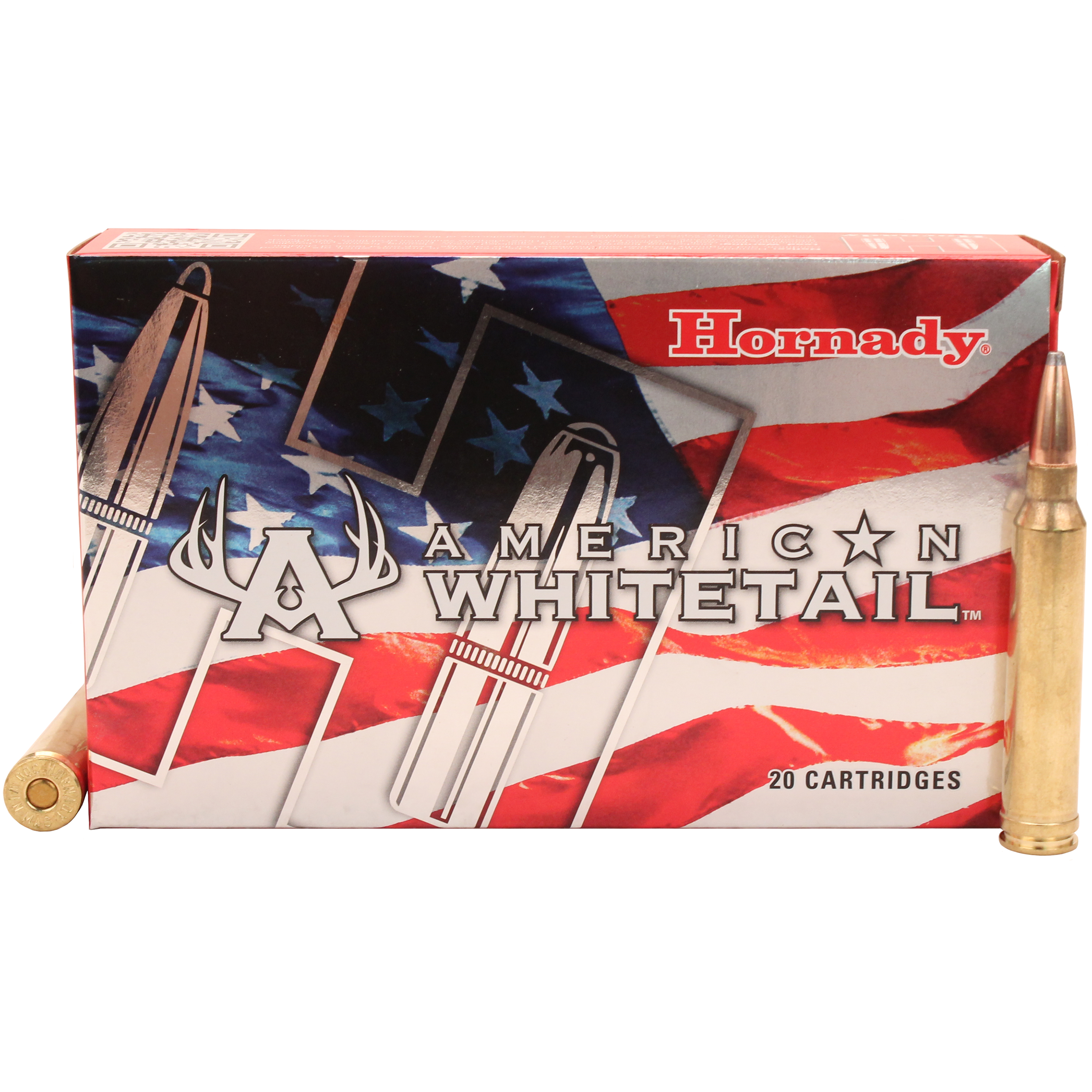 Hornady American Whitetail .300 Winchester Magnum 180 Grain InterLock SP Centerfire Rifle Ammunition