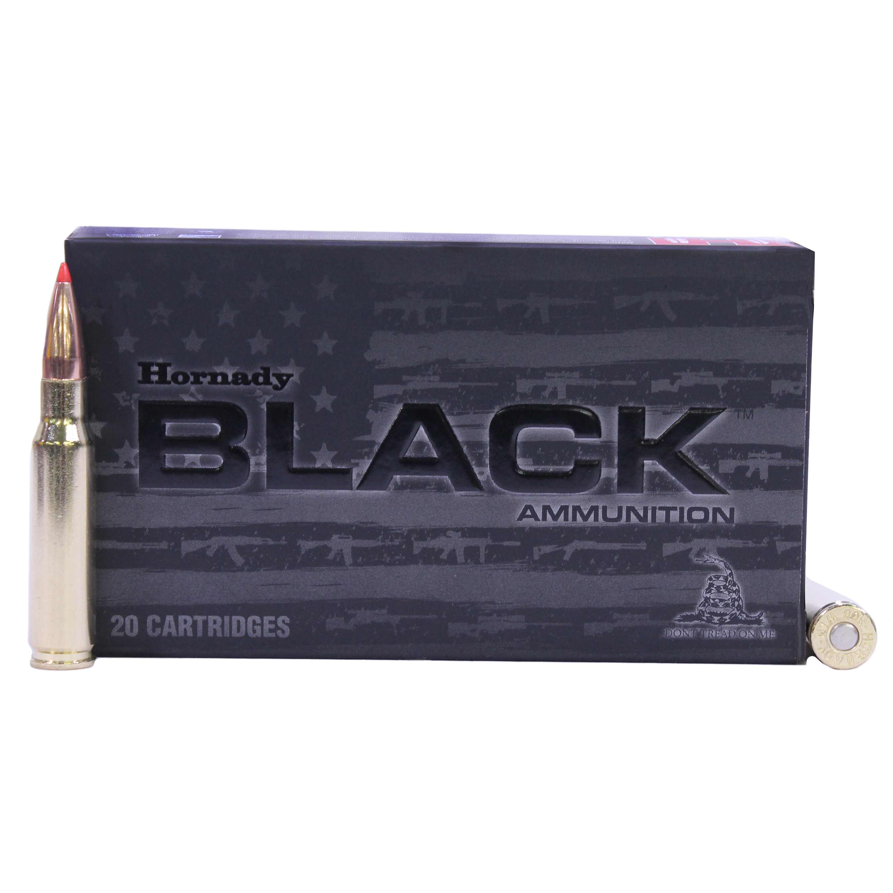 Hornady BLACK .308 Winchester 168 Grain A-MAX Centerfire Rifle Ammunition