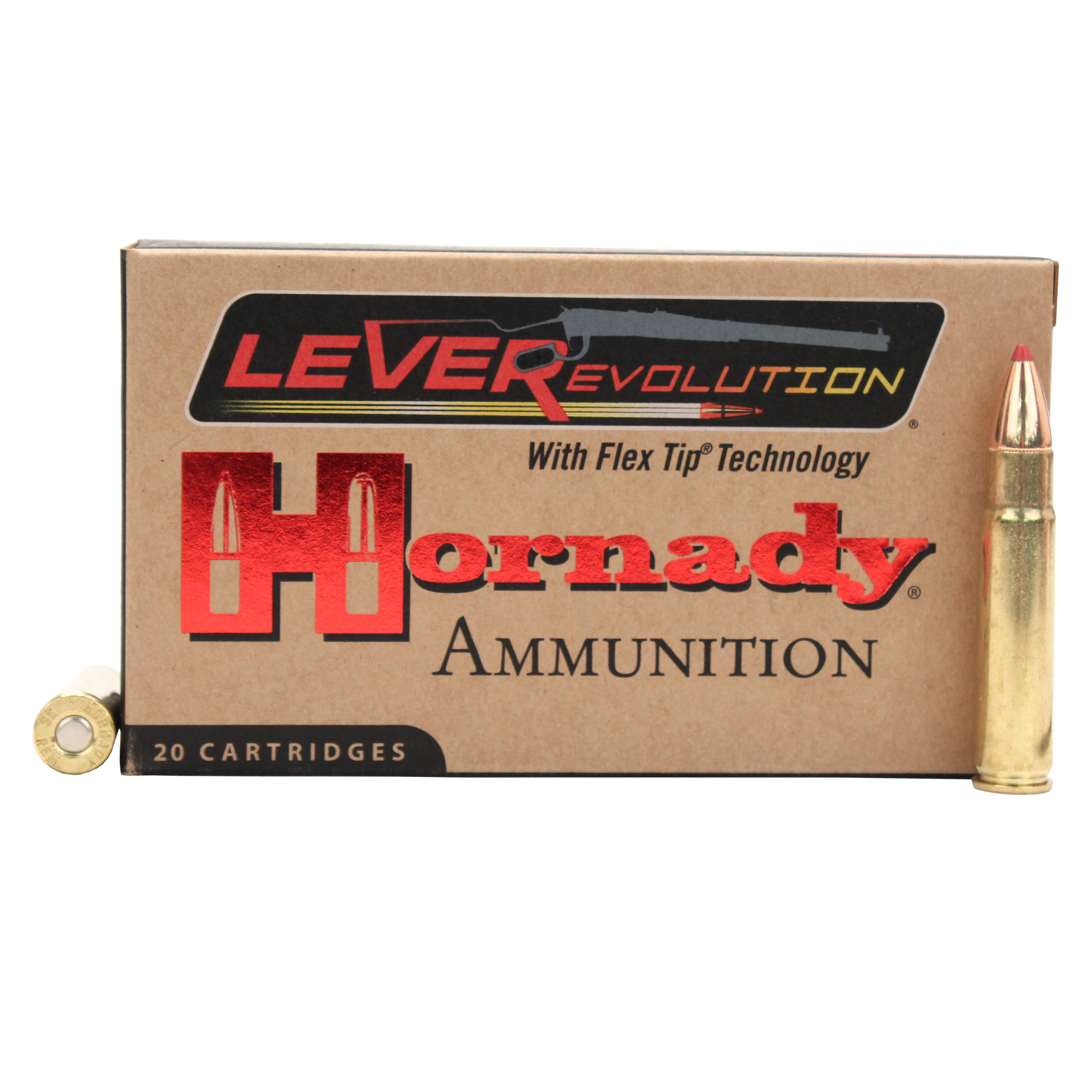 Hornady LEVERevolution .35 Remington 200 Grain Flex Tip eXpanding Centerfire Rifle Ammunition