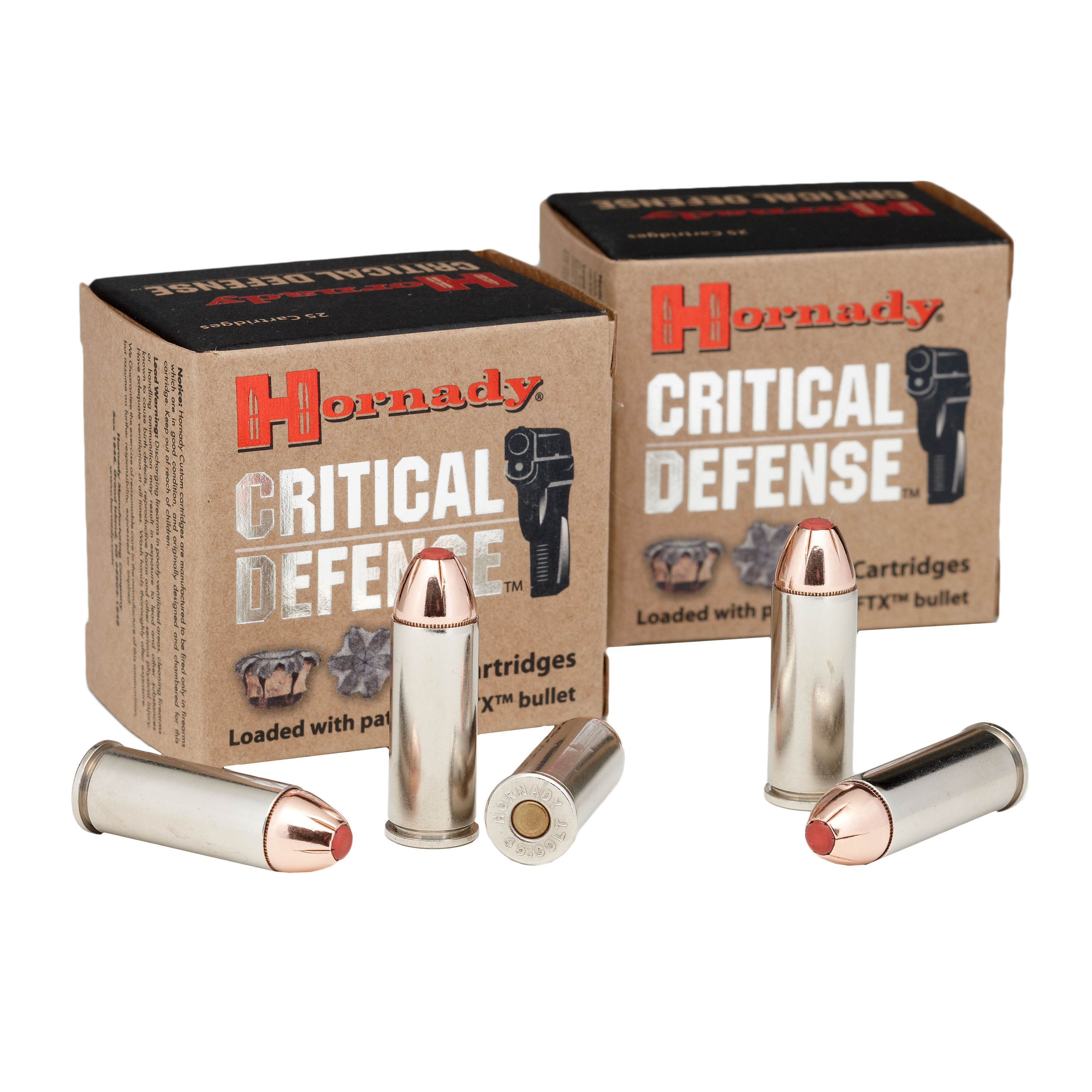 Hornady Critical Defense .45 Colt 185 Grain Flex Tip eXpanding Centerfire Pistol Ammunition