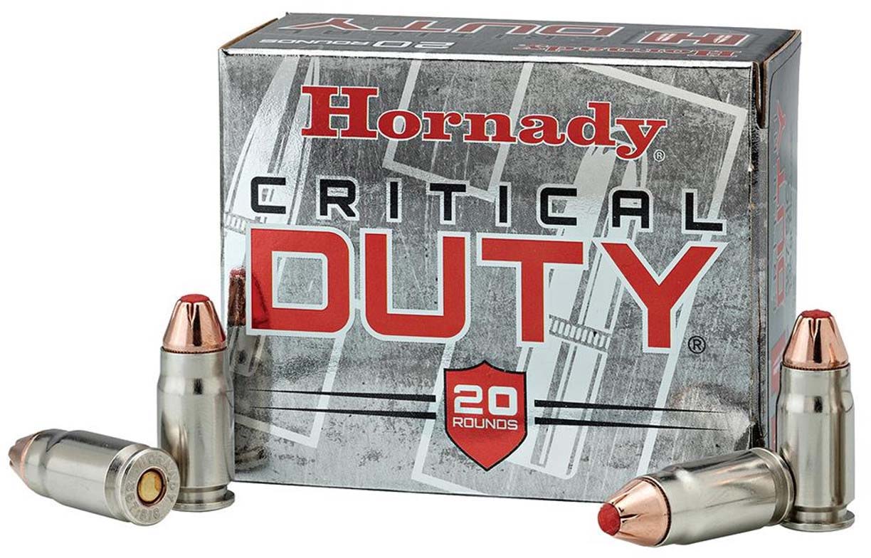 Hornady Critical Duty 9 mm Luger 135 Grain FlexLock Centerfire Pistol Ammunition