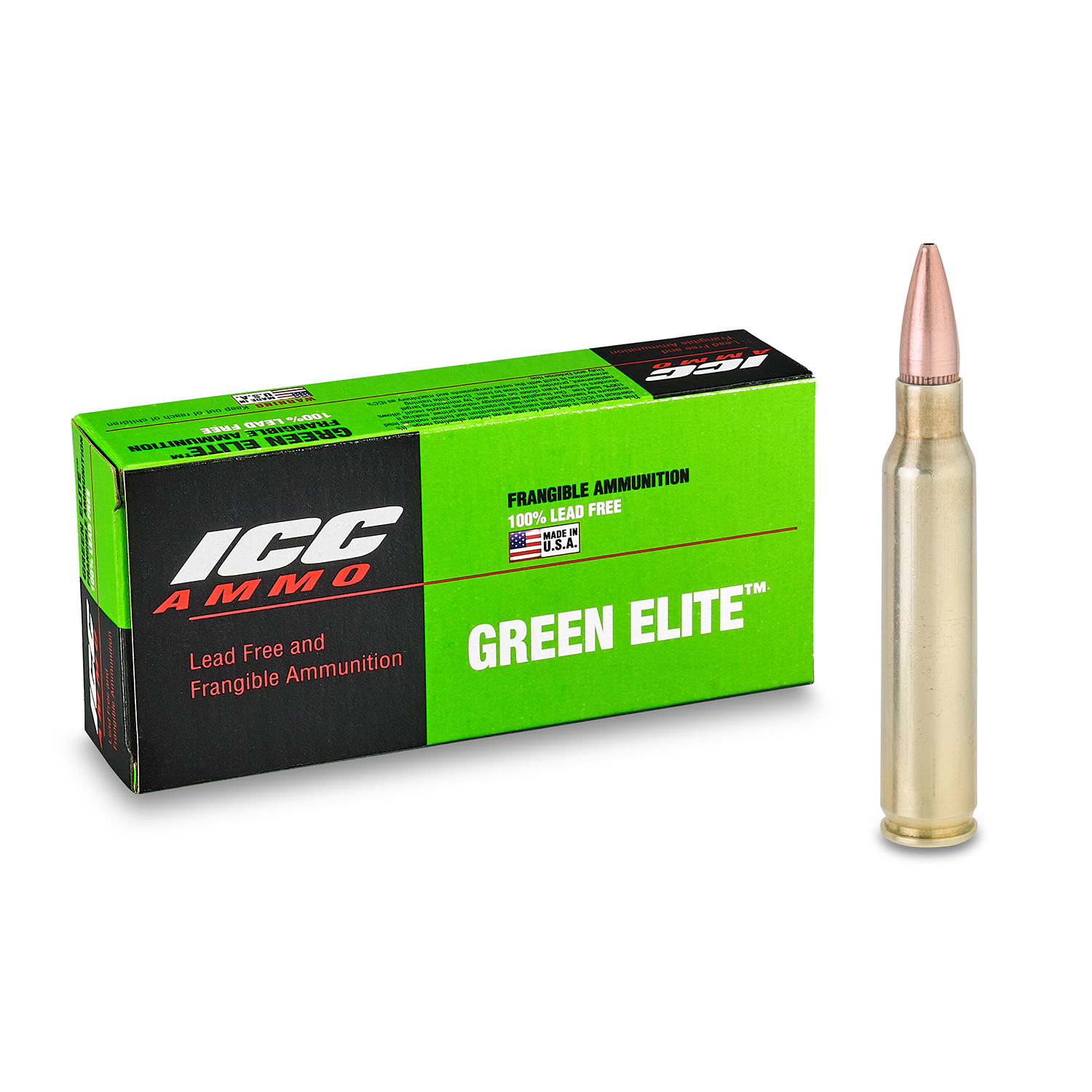 5.56 X 45mm 55gr Lead-Free Frangible Ammunition!! NEW Brass, 300