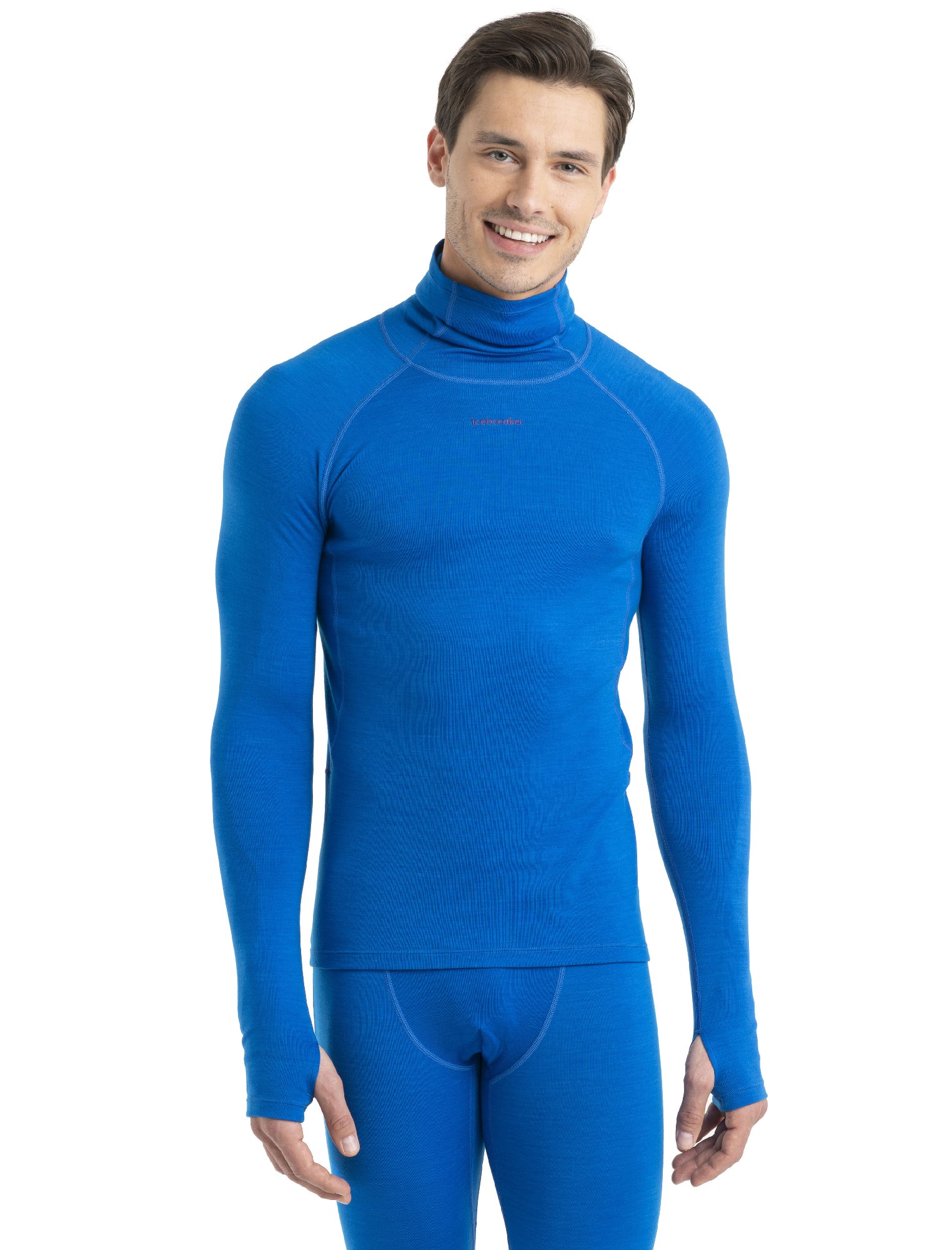 Mens icebreaker blue Merino Wool 300 Thermal Leggings