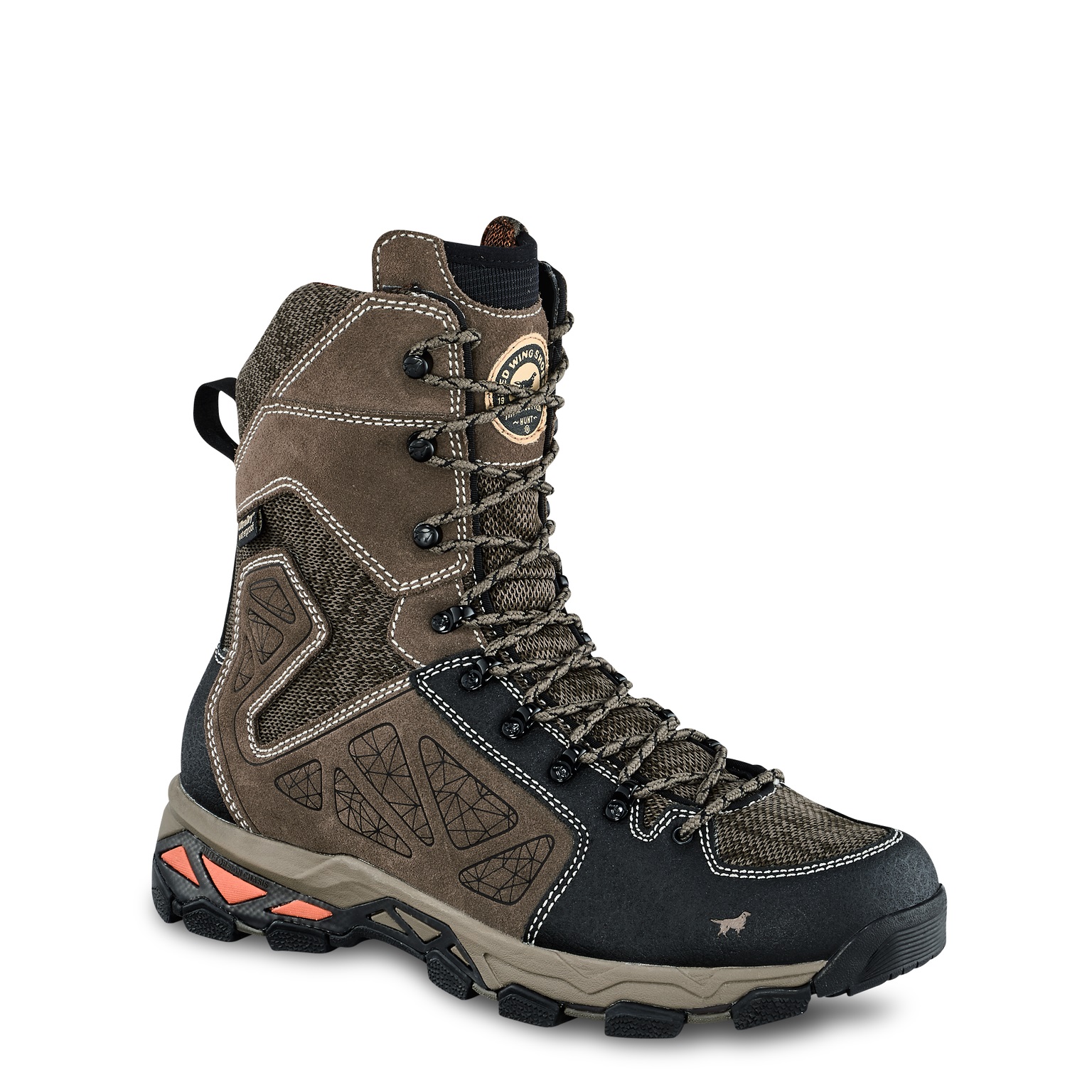 black leather hiking boots mens