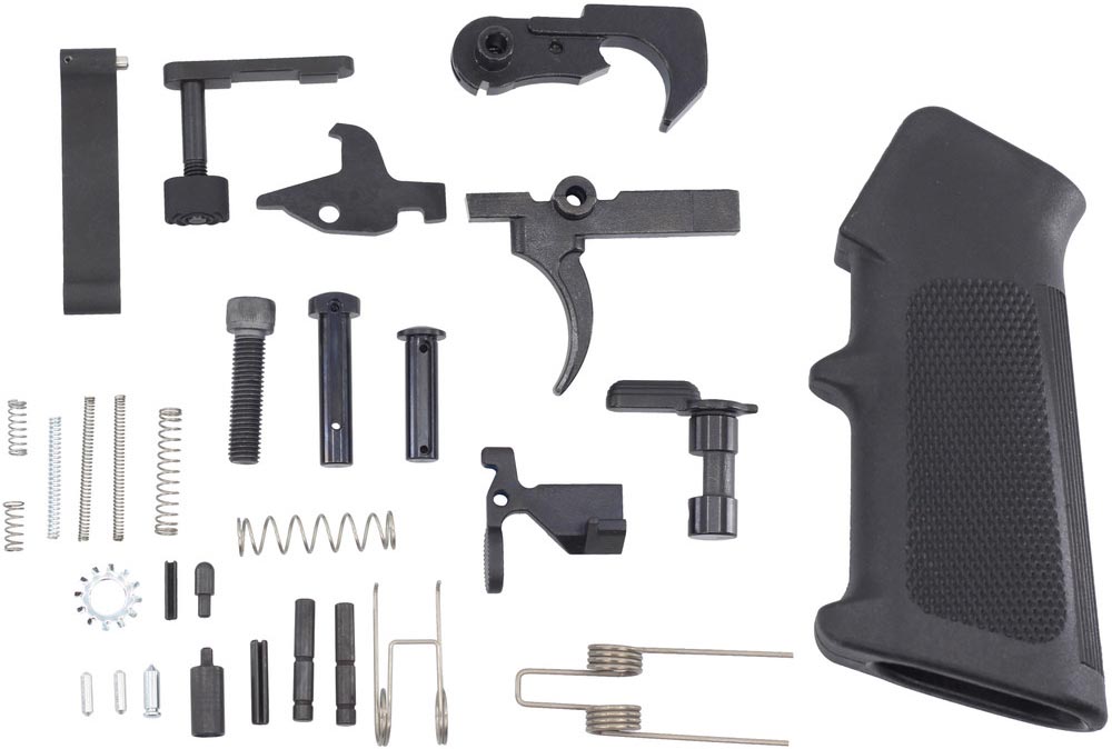 JE Machine Tech AR-15 Lower Parts Kit w/ Regular Safety Selector