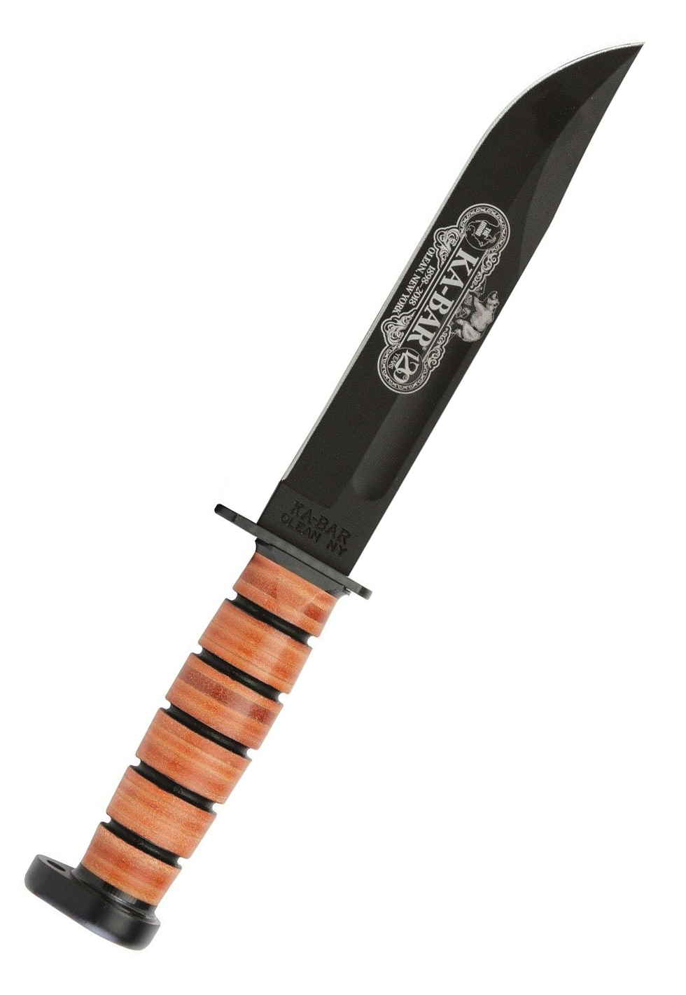 Ka Bar 9193 1th Anniversary Dog S Head Fixed 7 1095 Cro Van Black Clip Point W Free S H