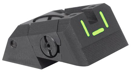 Kensight DAS 1911 Defense Adjustable Rear Sight in.U in. Trijicon Tritium insert - Night Sights Serrated Blade