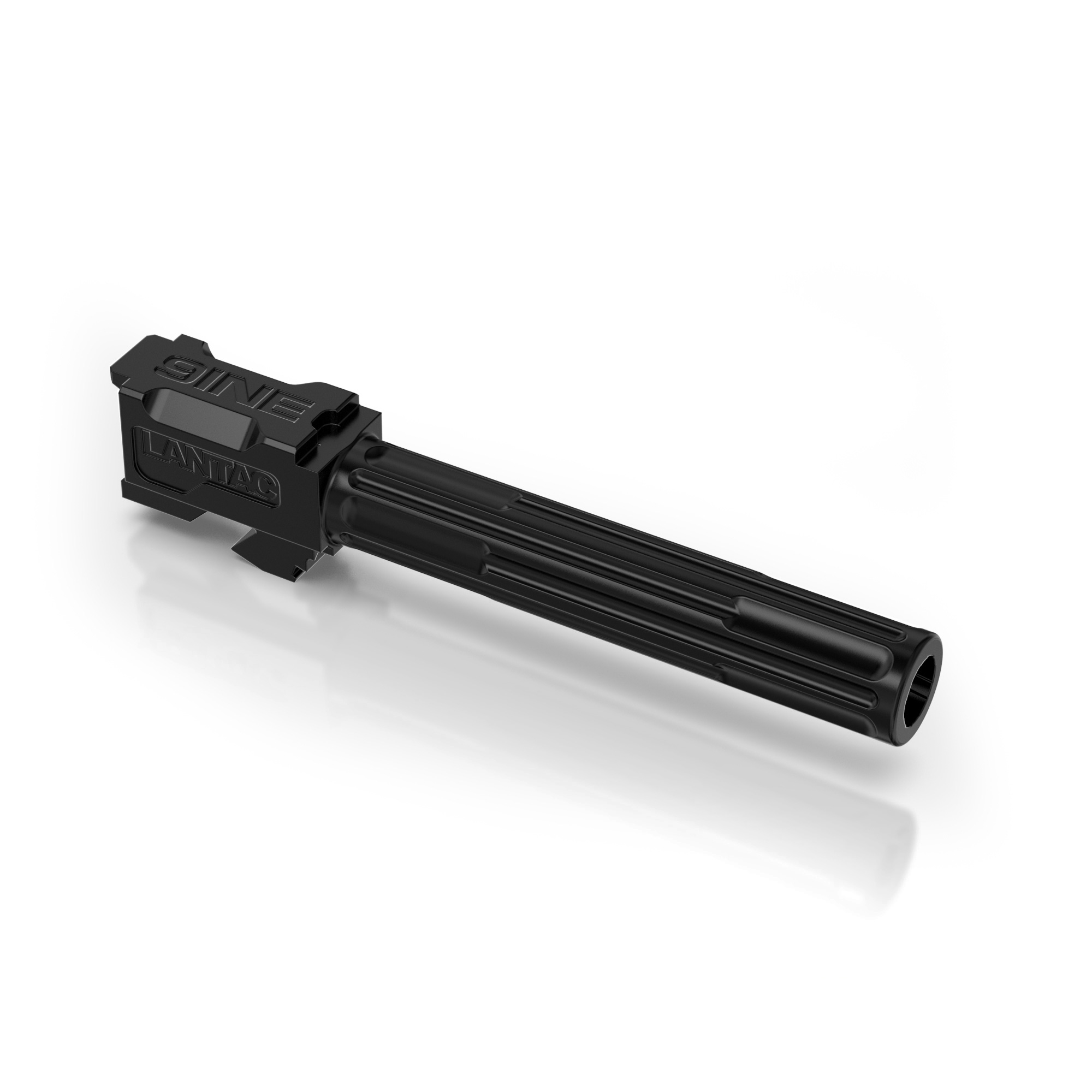 Lantac 01GBG17NTHBL 9INE Glock 17 9mm Luger 4.48" Black Fluted