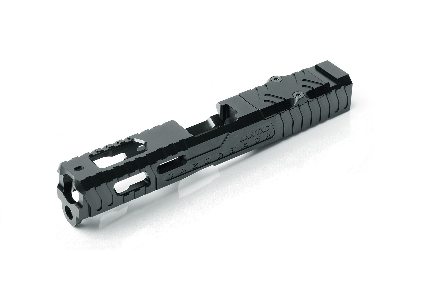 LANTAC Razorback Stripped Light Glock Slide, Glock 19