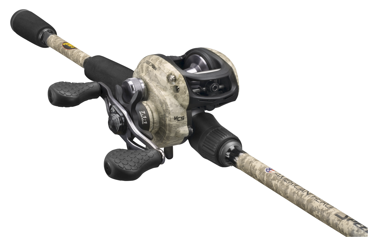 Lew's American Hero Camo Baitcast Combo  Up to 15% Off w/ Free Shipping  and Handling
