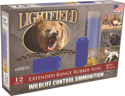 Lightfield Ammunition Lightfield 12ga 2.75" X-range Rubber Slug