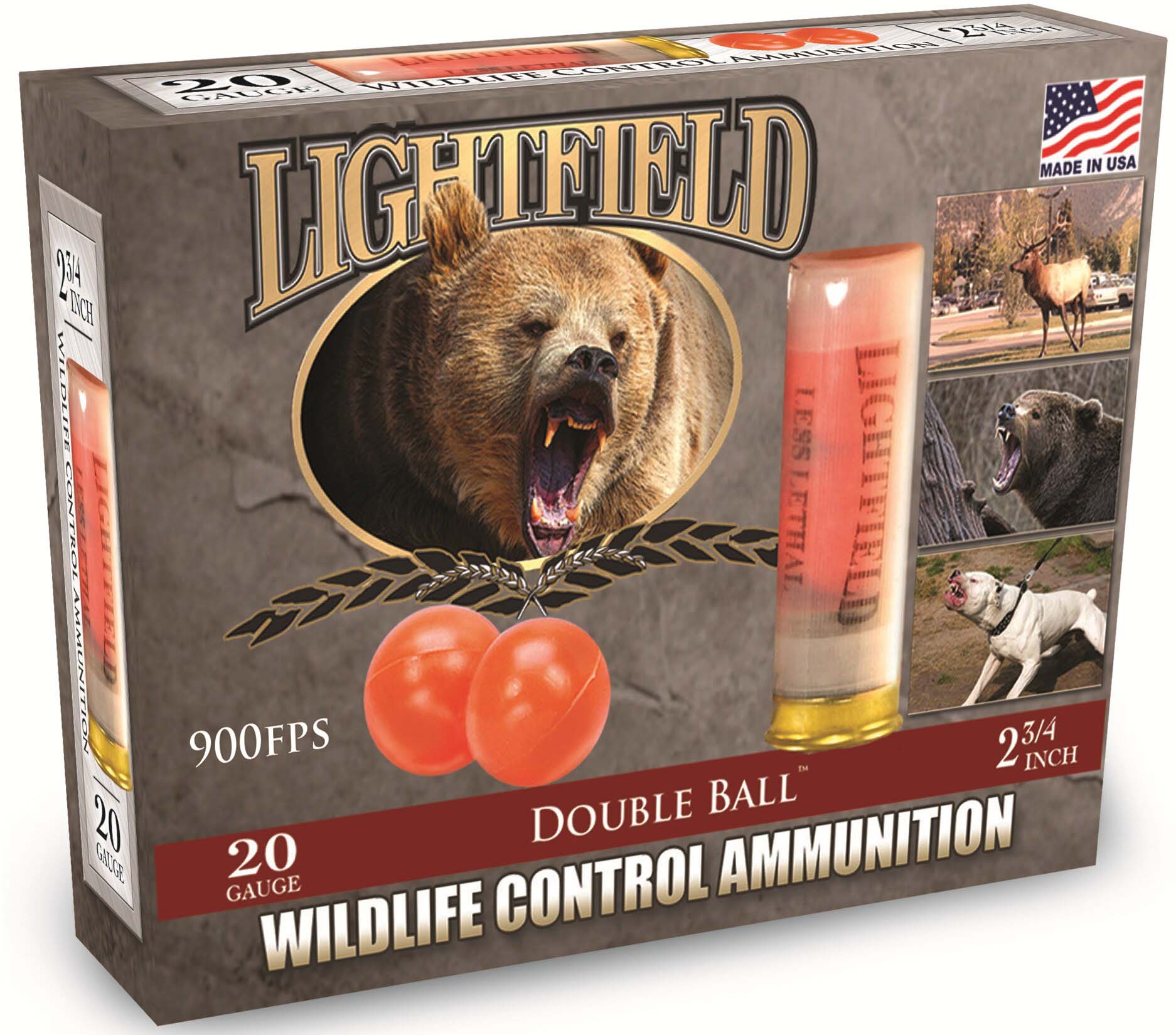 Lightfield Ammunition Lightfield 20ga 2-3/4" Double Ball