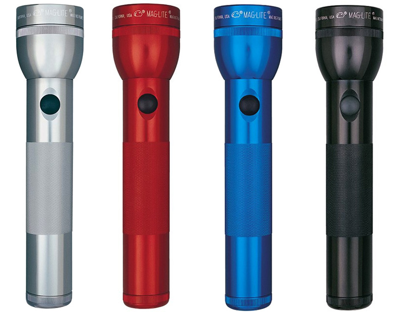 Funcional linterna Maglite 2 D-Cell, titanio