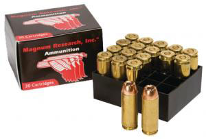 Magnum Research .50AE 300 Grain XTP/HP Brass Cased Pistol Ammunition