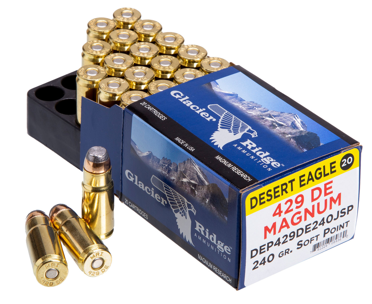 Magnum Research DEP429DE240J Desert Eagle 429 DE 240 Gr Jacketed Soft Point (JS