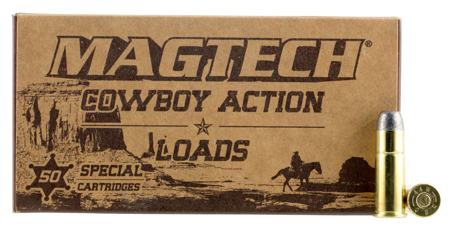 Magtech 44-40 Win 225 Grain Cowboy Action Lead Flat Nose Brass Cased Rifle Ammunition