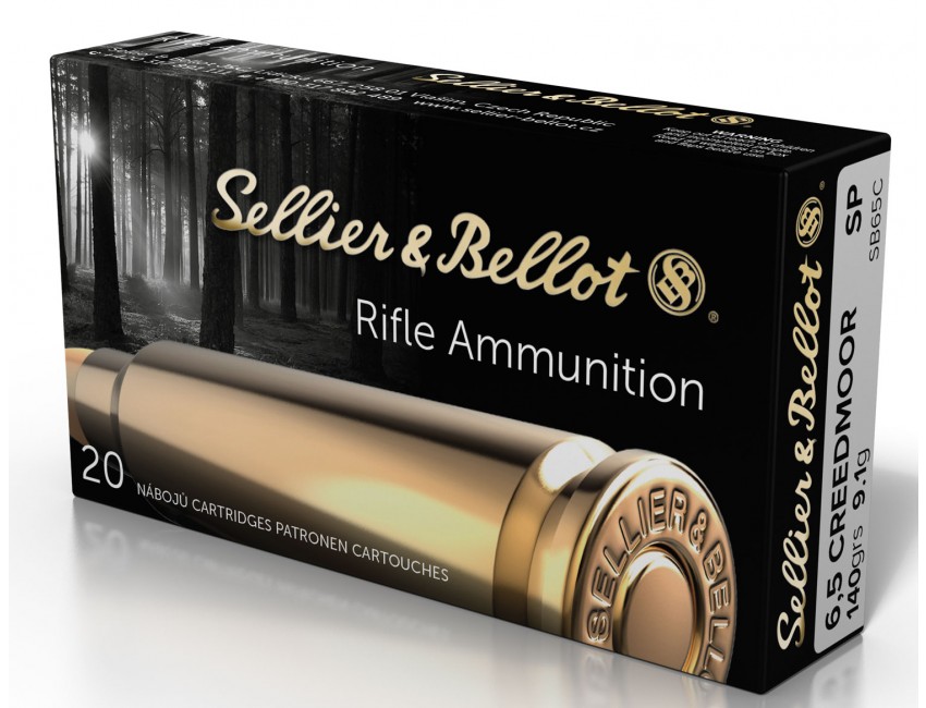 Sellier & Bellot 6.5 Creedmoor 140 Grain Soft Point Rifle Ammunition