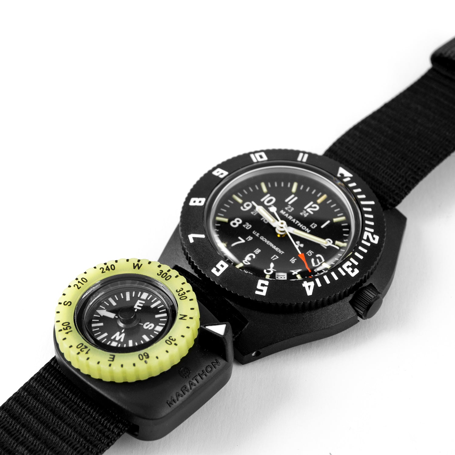 Hand watch with on sale compass