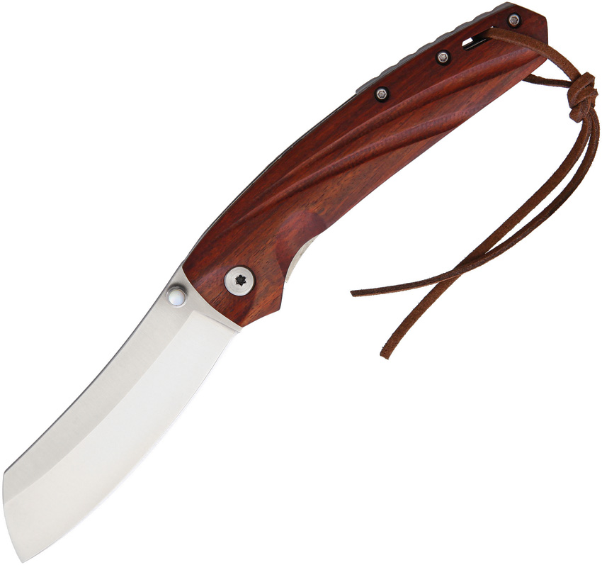 Marbles Wood Linerlock Folding Knife