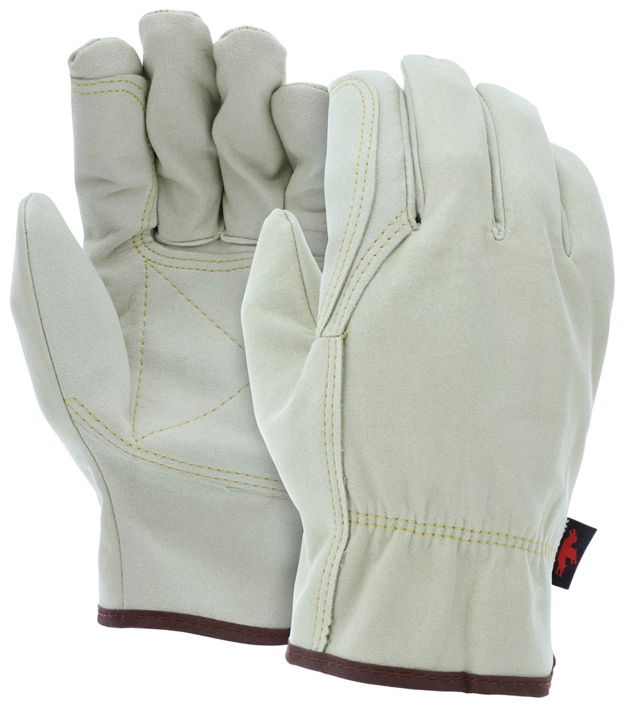 Beige Poly Cotton Work Gloves - 10 Gauge