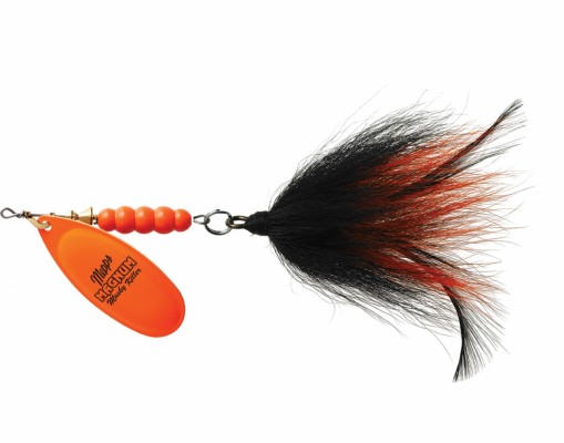Mepps Magnum Musky Killer Fishing Lure 1-1/4oz. - Hot Orange/Black