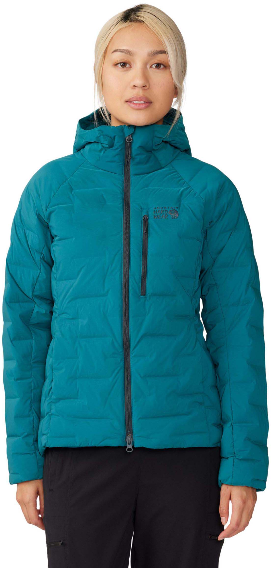 Mountain hardwear stretchdown outlet hooded jacket zinc