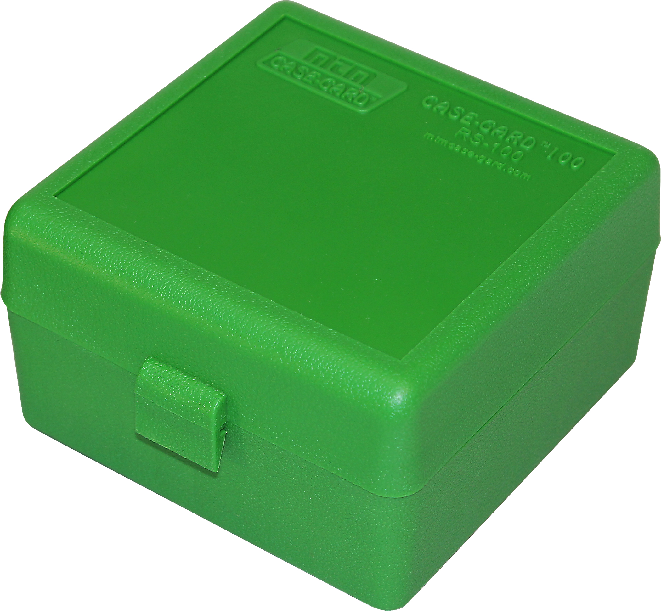 MTM RS-100 Rifle Ammo Box .17 to .222 Magnum Green RS-100-10