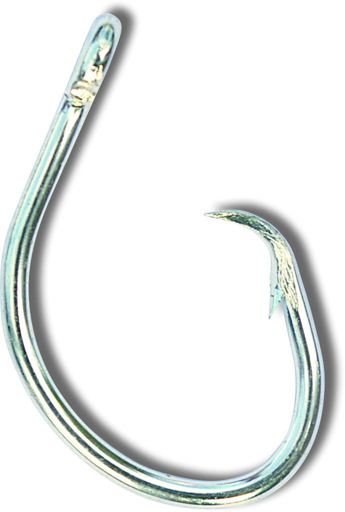 Mustad Classic Circle Hook, Curved In Point, 2X Strong, Ringed Eye