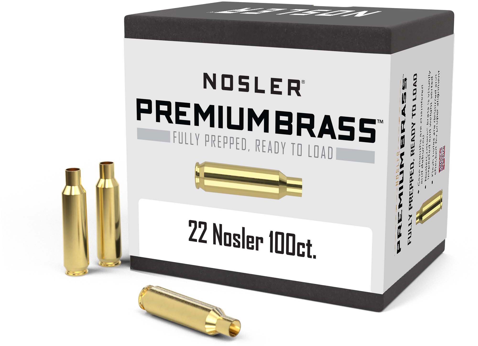 Nosler Custom Rifle Brass .22 Nosler  $12.41 Off w/ Free Shipping and  Handling