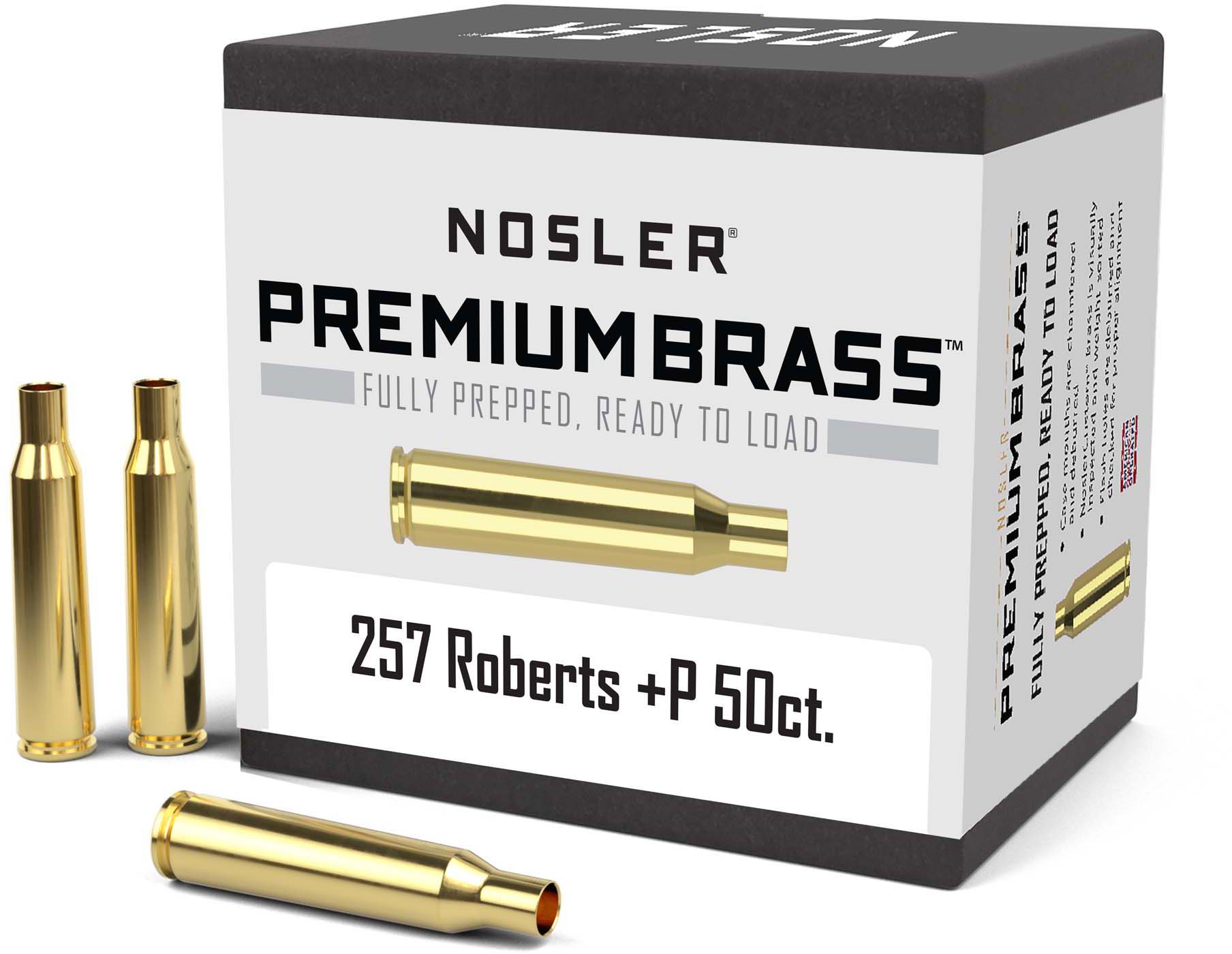 Nosler Custom Rifle Brass .257 Roberts +P