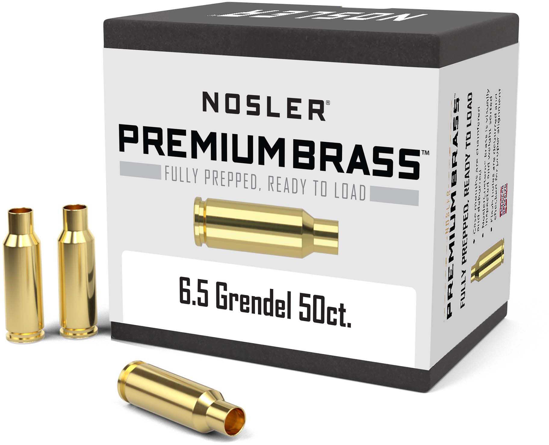 Nosler Custom Rifle Brass 6.5mm Grendel