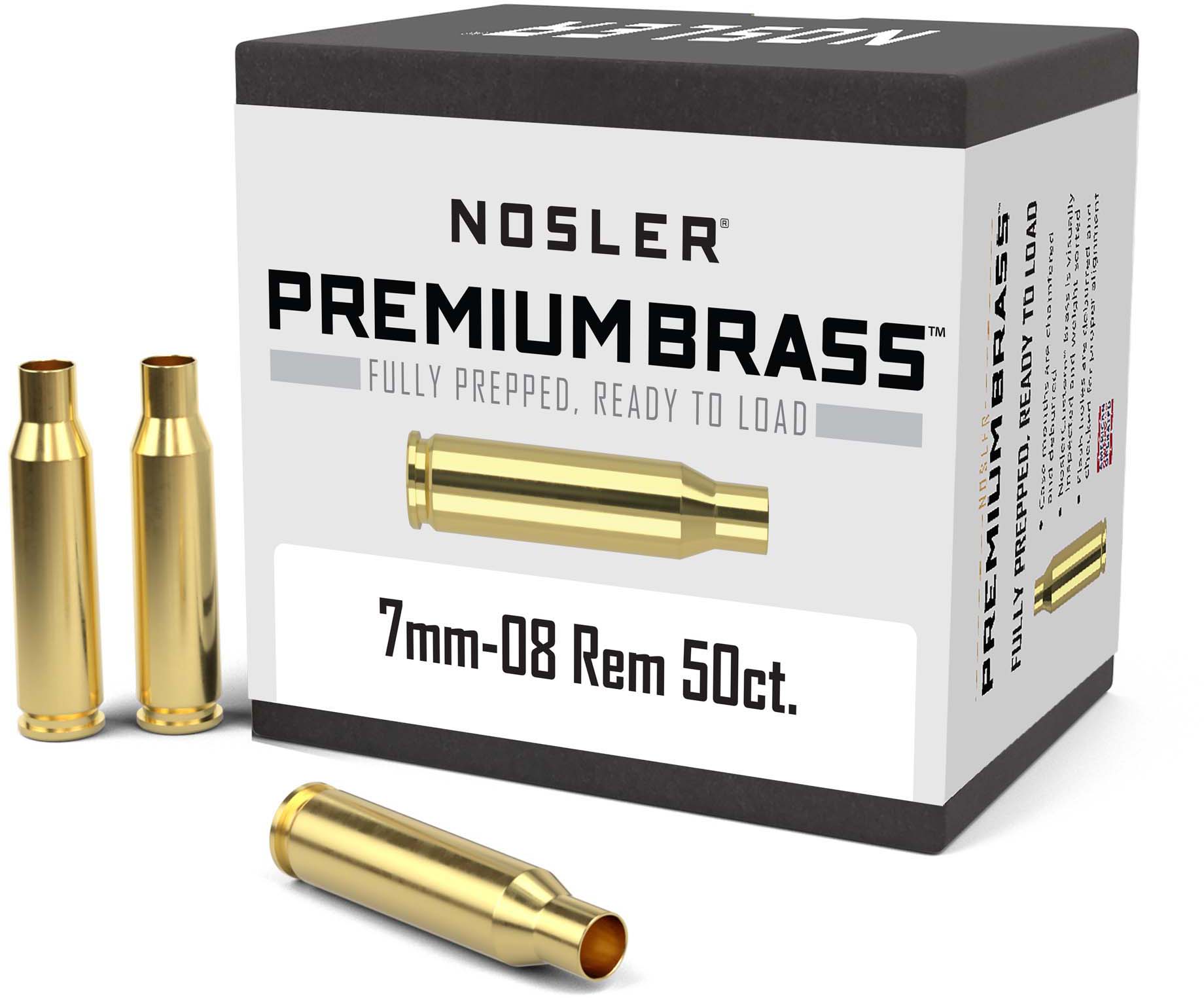 Nosler Custom Rifle Brass 7mm-08 Remington