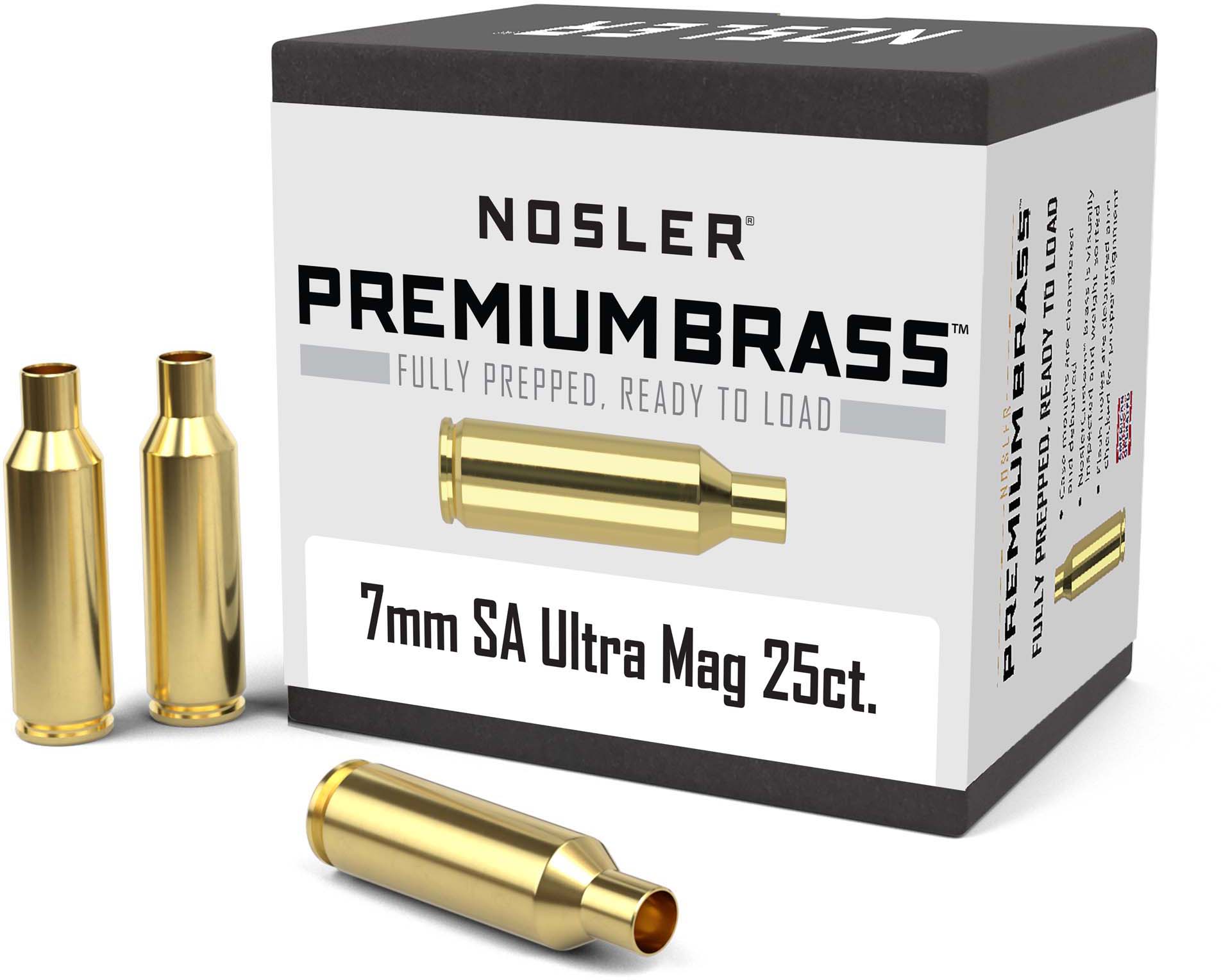 Nosler Custom Rifle Brass 7mm Remington Short Action Ultra Magnum